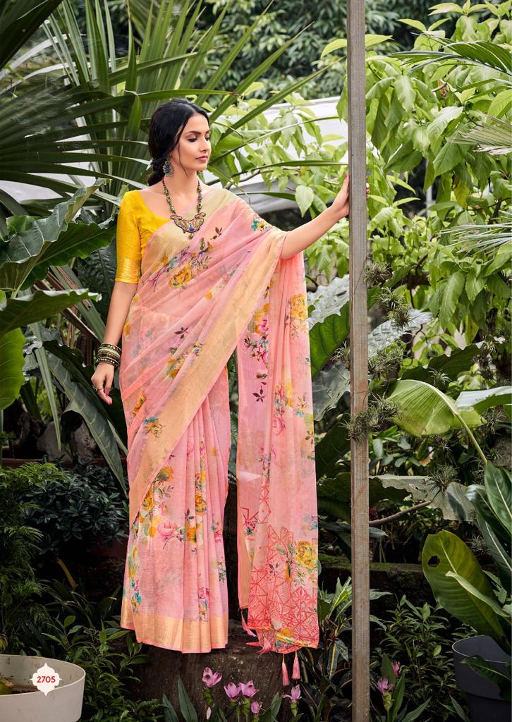 Kashvi Saheli 2701 Regular Wear Printed Wholesale Chiffon Sarees
